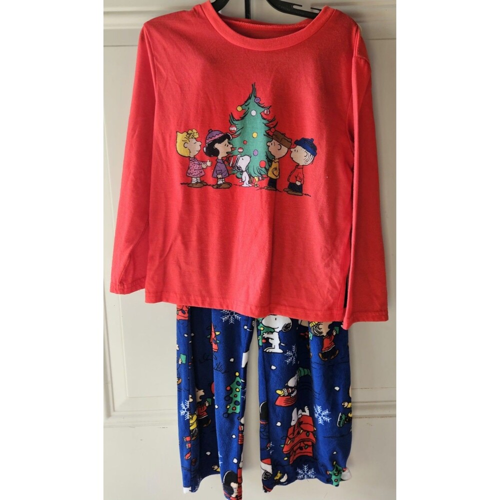Peanuts Christmas 2 Piece Pajamas Set -‎ Family - Kids Boys Girls size 6 - NEW